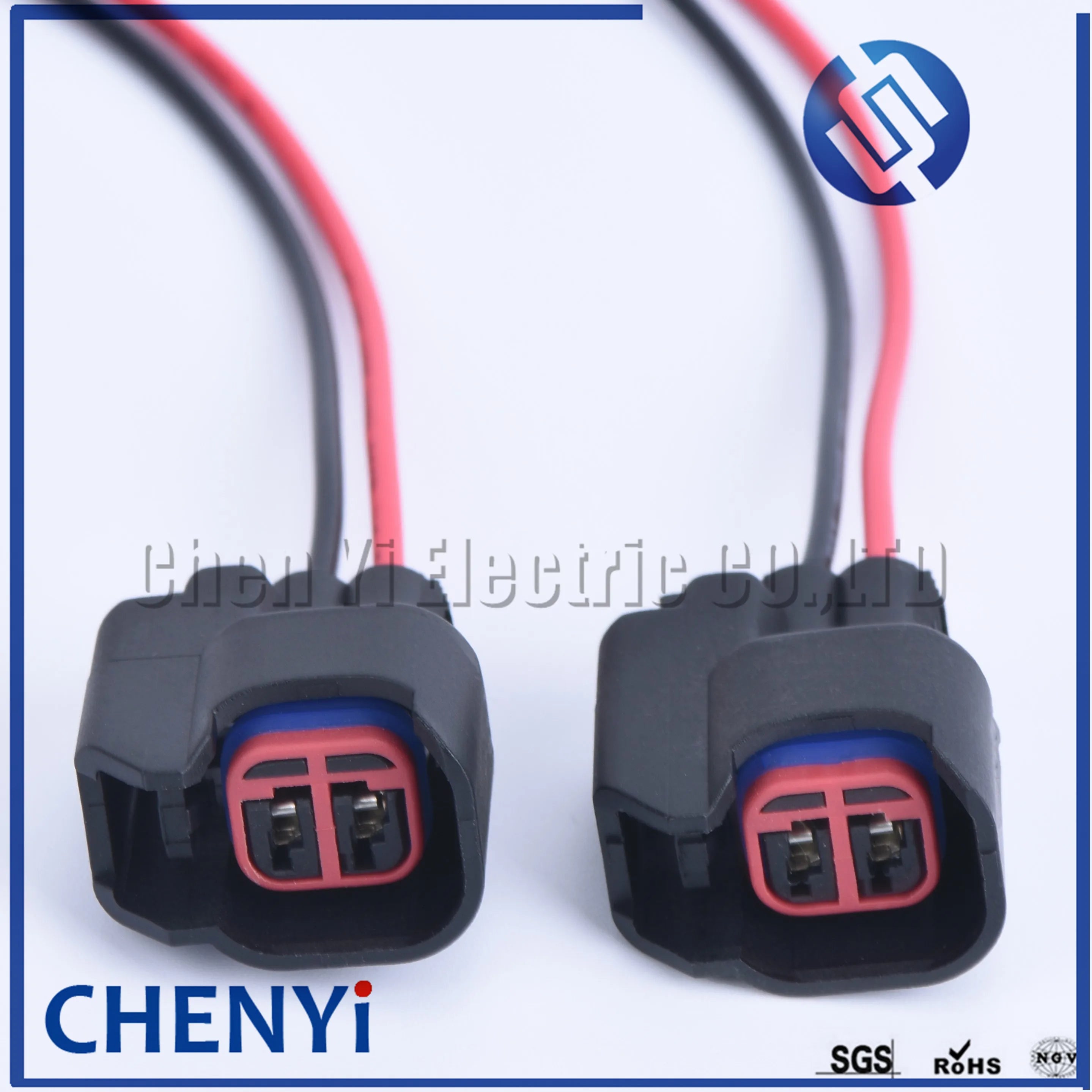 2 Pin auto waterproof connector USCAR EV6 EV14 Fuel Injector wiring Plugs Clips Pigtail Cut &splice Harness for Ford LS2 LS3 LS7