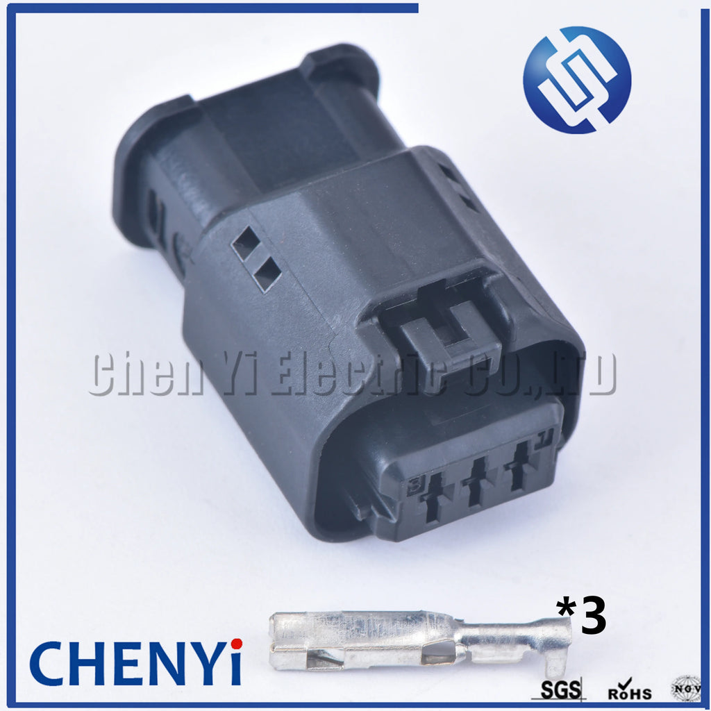 3 Pin female Auto Electri waterproof plug connector E1 C3 C4 1801178-1 1801178-2 1801178-3 1801178-4 for Peugeot Citroen Renault