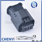 3 Pin female Auto Electri waterproof plug connector E1 C3 C4 1801178-1 1801178-2 1801178-3 1801178-4 for Peugeot Citroen Renault