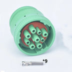 9 Pin Diagnosctic Tool circular Connector Plug HD16-9-1939S-P080 HD10-9-1939P-P080 HD10-9-1939P-BP03 For Deutsch Track J1939