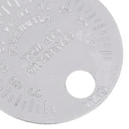 1pc Spark Plug Gap Gauge Tool Measurement Coin-Type 0.6-2.4mm Range Spark Plug Gage Gap Tool Feeler