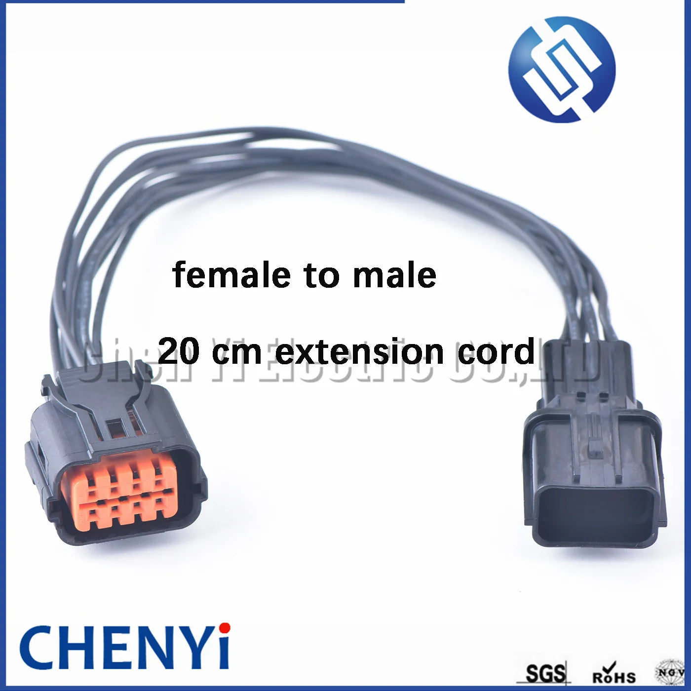 8 Pin HP285-08021 Auto Waterproof 8 Pin female to 8 Pin Male Pigtail Connector Socket HP281-08020 HP291-08100 for Hyundai