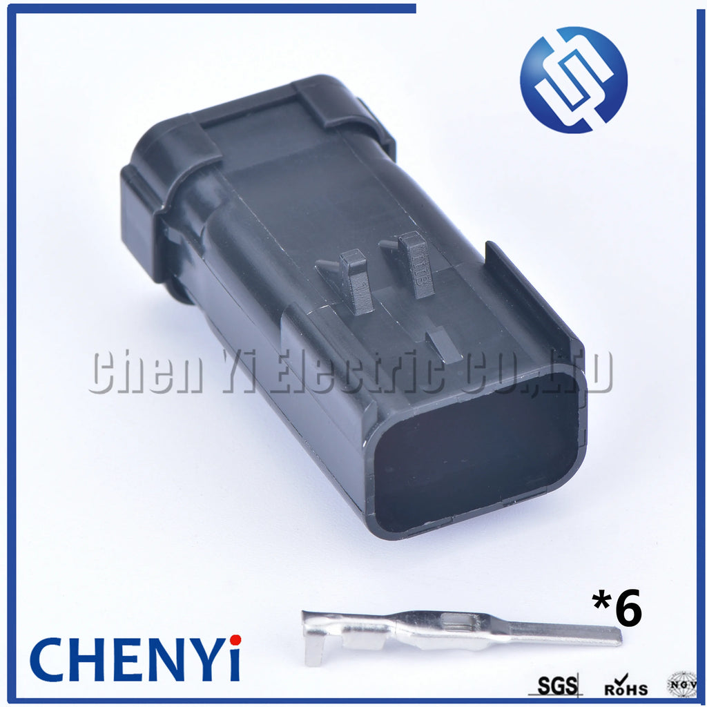 6 Pin male or female plastic waterproof Oil Pump Assembly Plug auto sealed cable connector plug 54200610