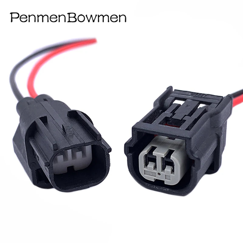 1 Set 2 Pin Car ABS Switch Ignition Coil Electrical Cable Connector Female Male Wire Harness Plug for Hondas 6189-7036 6189-6905