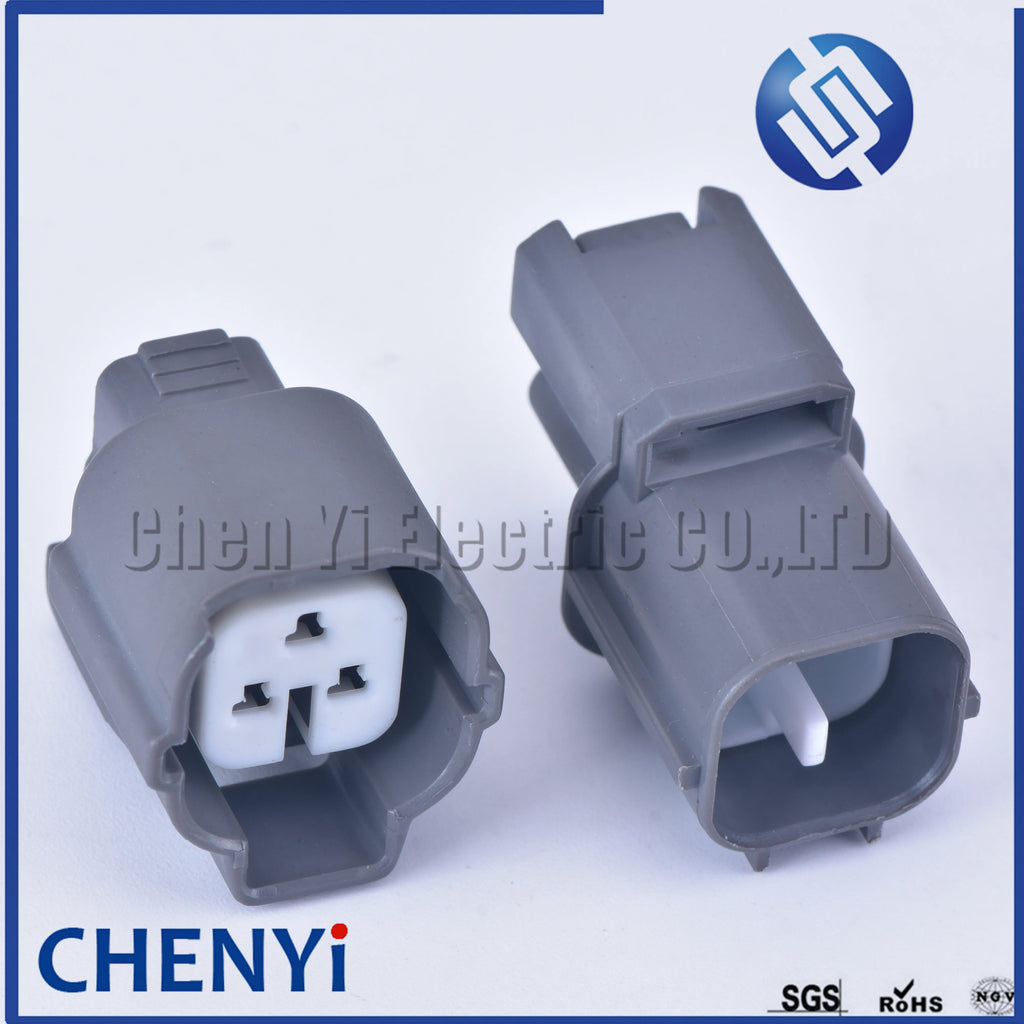 3 Pin automotive wire harness connector plastic plug 6181-0072 6189-0131 For Excavator sensor solenoid valve Yamaha OBD2