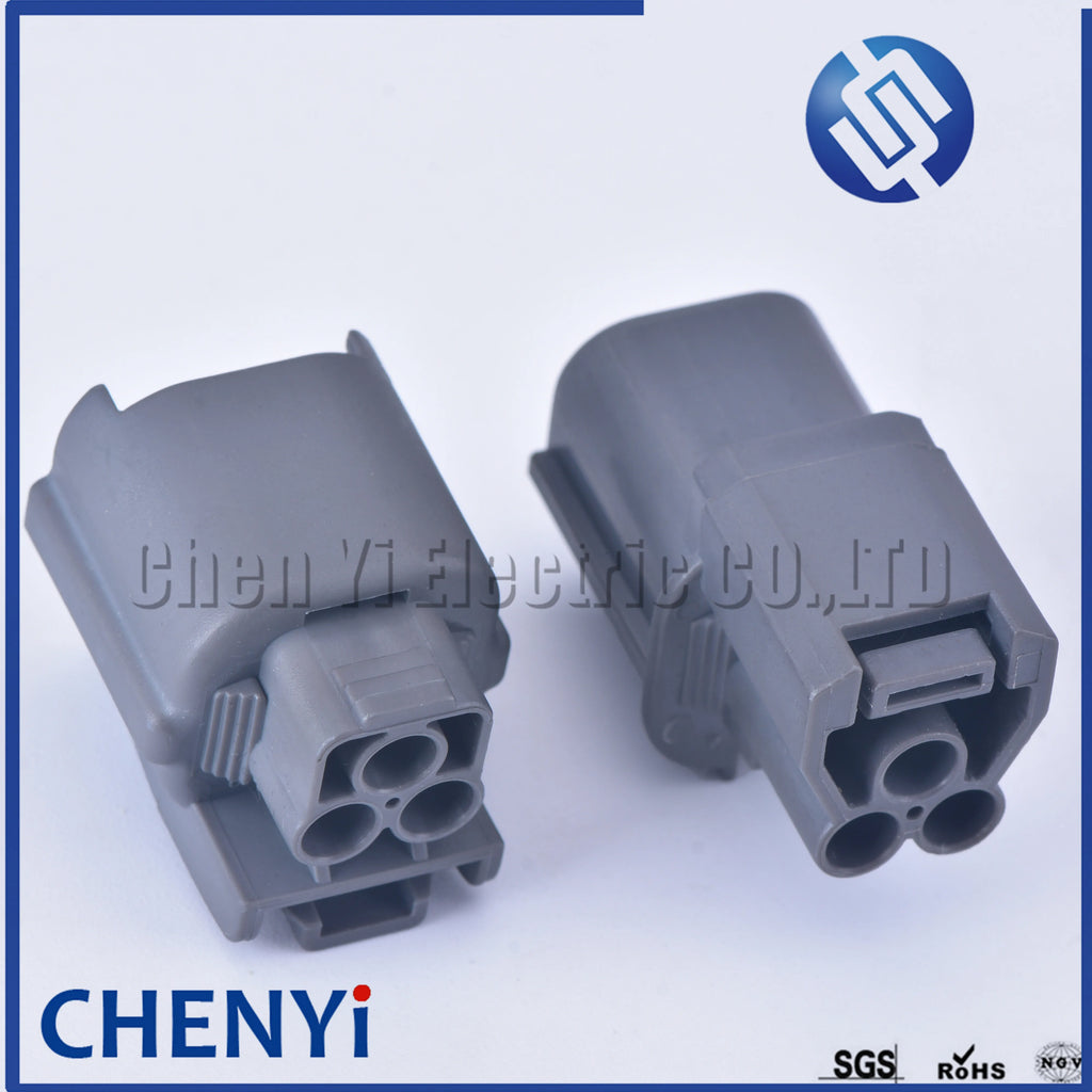 3 Pin automotive wire harness connector plastic plug 6181-0072 6189-0131 For Excavator sensor solenoid valve Yamaha OBD2
