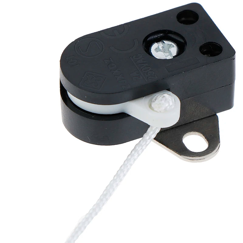 1pc Mini Pull Cord Switch Wall Lamp Pull Wire Switch Universal Pull Chain Cord For Ceiling Lamp Switch Replacement Tools