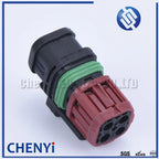 4 Pin Fuel Injector Plug Oxygen Sensor Map Sensor Connector 22248490 7422248490 For Volvo Truck  Excavator Engine 1337352-1