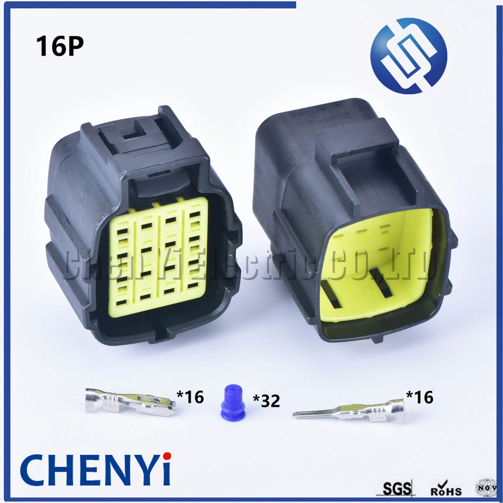 1/2/3/4/6/8/10/12/16 Pin Waterproof Connector Electrical Plug Car Auto Sealed Truck Harness Socket 174879-2 174877-2