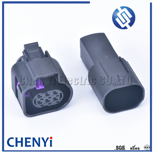 1 sets 6 Pin auto waterproof plug female or male(1.5) LSU 4.9 Wide Band Oxygen Sensor Connector 1928404669 4H0973713 4H0 973 713