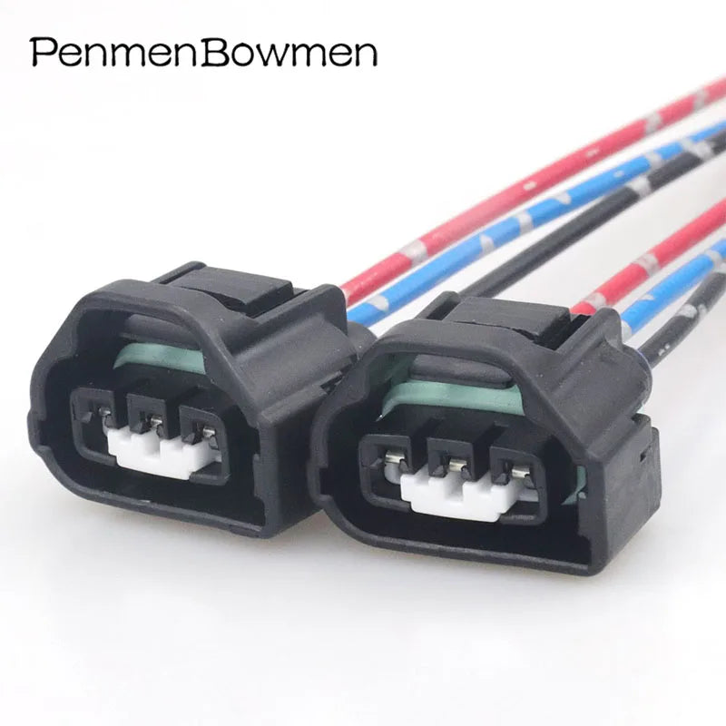 1 Set 3 Pin 11261 Auto 1JZ TPS Throttle Electrical Cable Connectors Female Wire Harness Plug 90980-11261 For Toyota 7283-1133-10