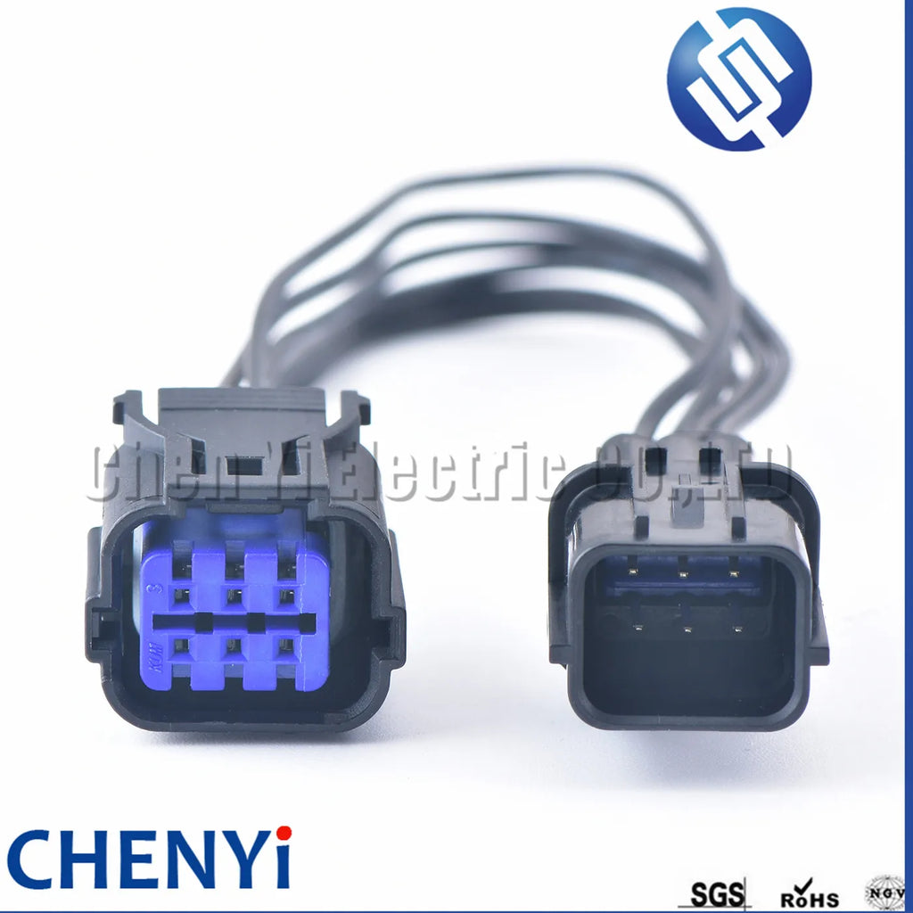 6 Pin female to Male Pigtail Connector Car taillights Wire Harness plug Front bumper radar plug for Hyundai Elantra HP281-06020