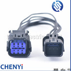 6 Pin female to Male Pigtail Connector Car taillights Wire Harness plug Front bumper radar plug for Hyundai Elantra HP281-06020