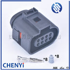 8 Pin 1.5mm  Auto Waterproof Connector Car Radar Gearbox Wiring Harness Socket 1J0973714 1J0973814 1J0 973 714 1J0 973 814