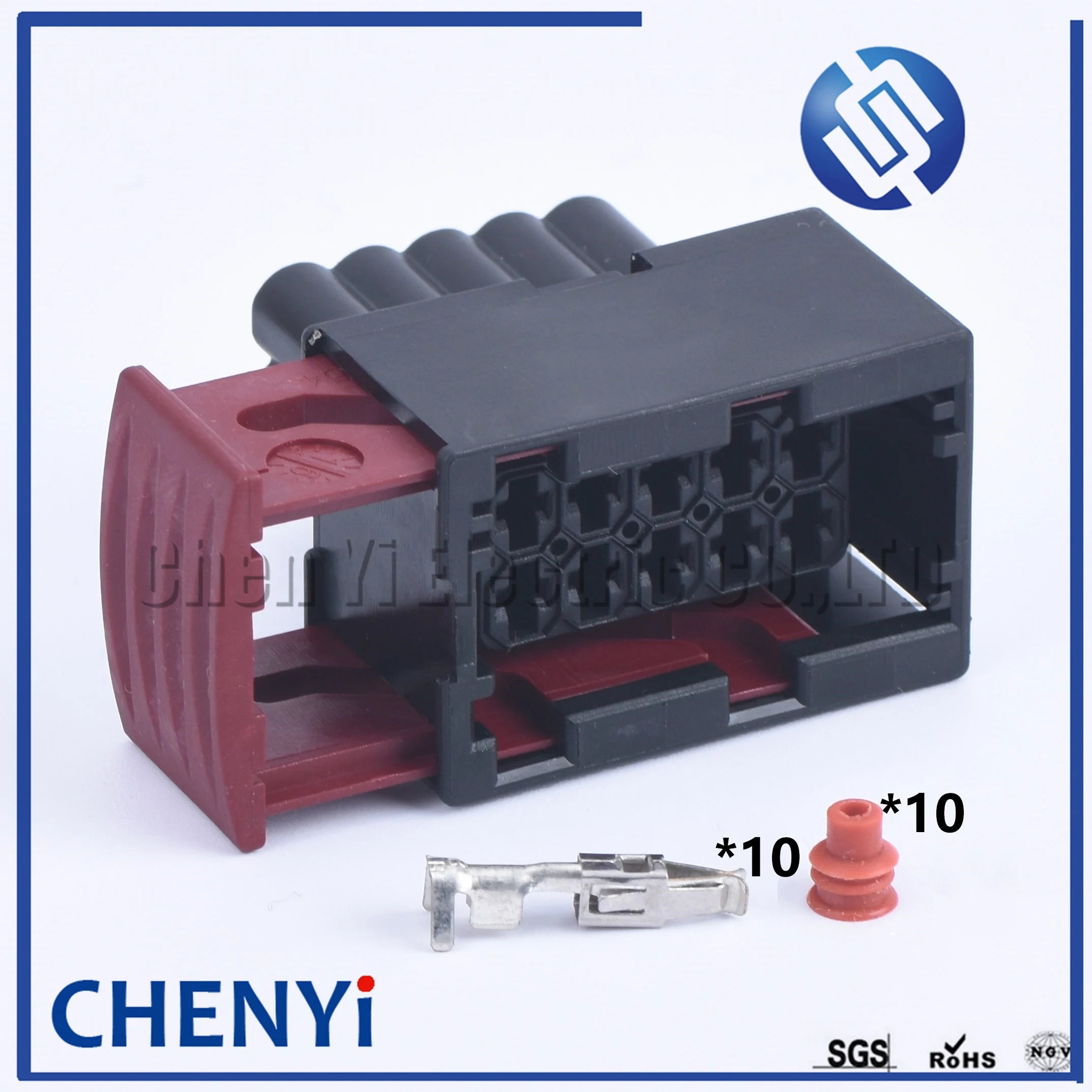 10 Pin (3.5) 1-967240-1 Auto Headlights Lamp Connector Car Headight Light Socket With Terminals And Seals For Buick Peugeot