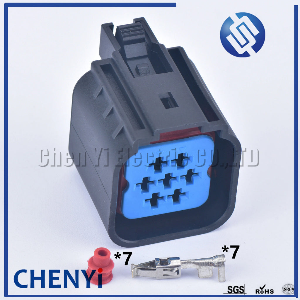 7 pin 3.5 mm WPT-596 3U2Z-14S411-YGA 7 way waterproof  Automotive plug male or female plastic wire cable connector