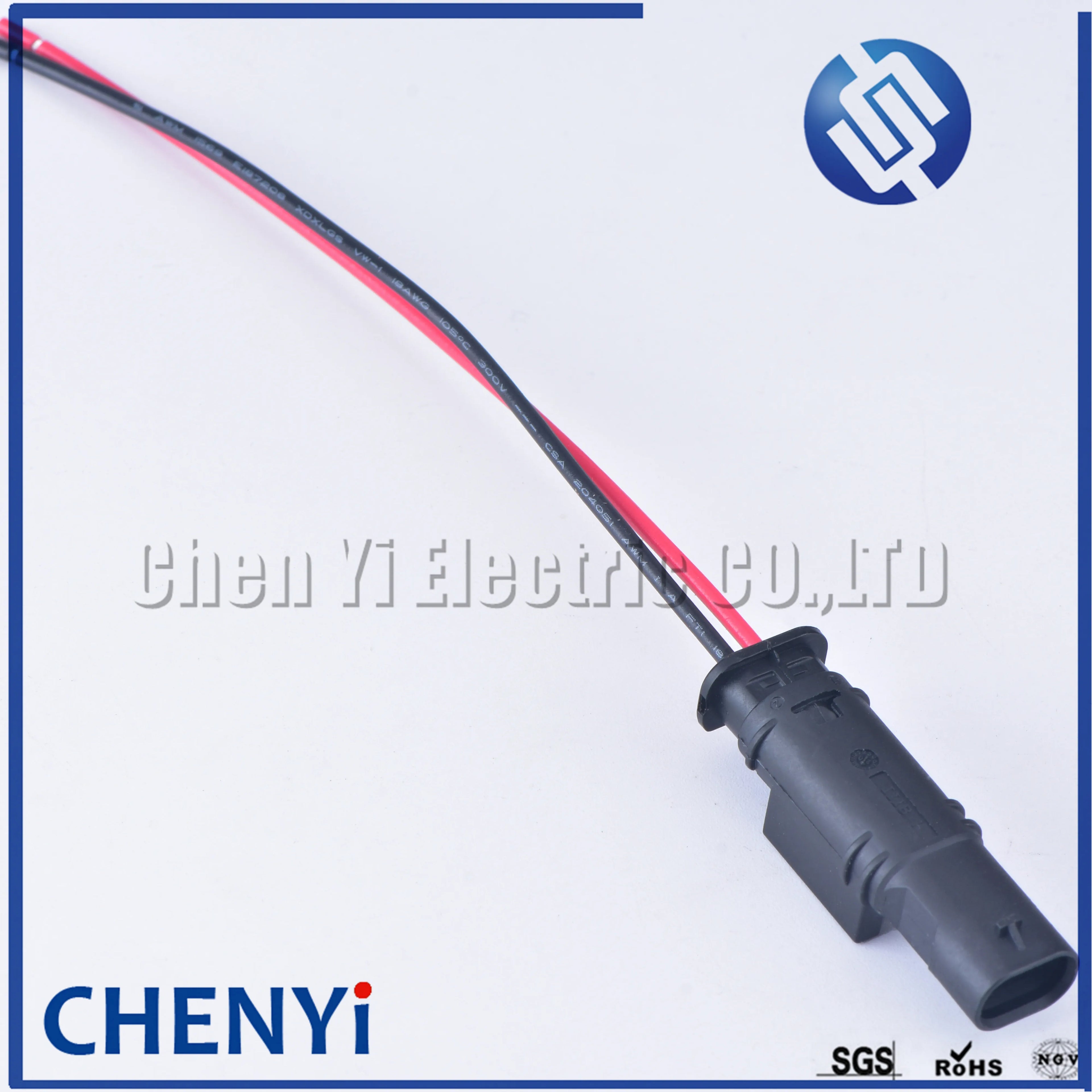 2 Pin auto fuel injector connector wires waterproof sensor plug 0-2112986-1 1-1718643-1 4F0973702 4F0 973 702