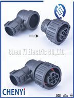 4 pin odometer speed sensor plug sealed auto connector 1-967325-1 with cable Sheath 965786-1/965783-1 For round HOWO A7
