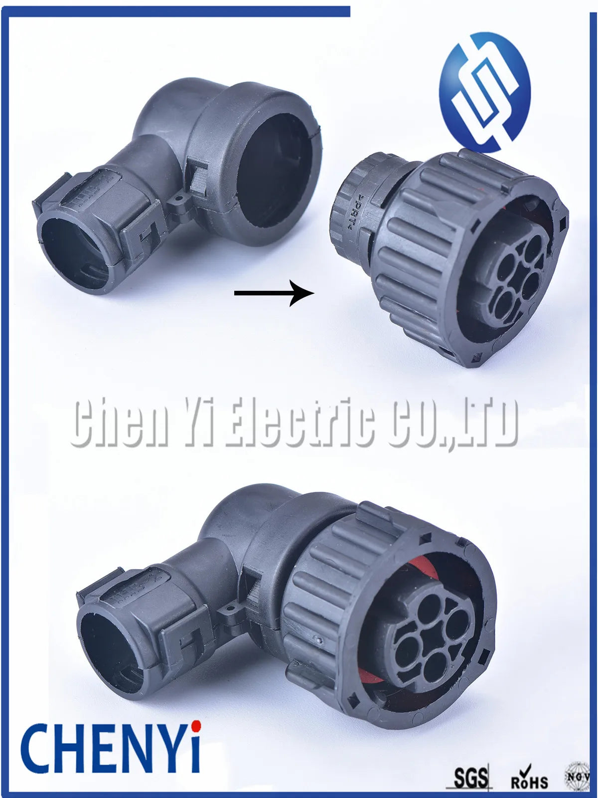 4 pin odometer speed sensor plug sealed auto connector 1-967325-1 with cable Sheath 965786-1/965783-1 For round HOWO A7