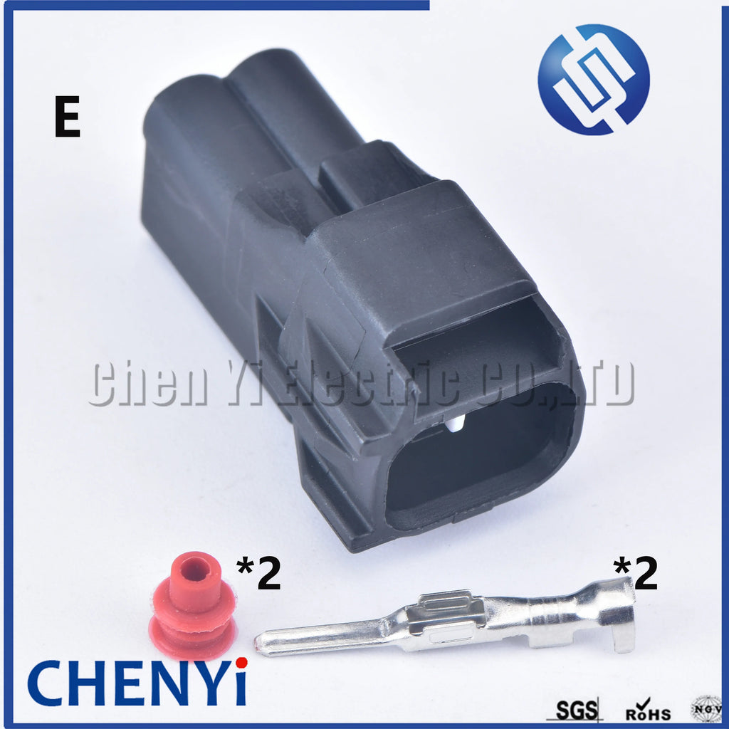 2 Pin Ignition Coil Connector Plug For Toyota Accent 1.6L Elantra J3 1JZ-GTE 2JZ-GTE 90980-10901 90980-10899 7283-7023-10