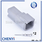 2 Pin connector Auto Waterproof Connector Electrical Inlet Air Temperature Sensor Plug DTM06-2S DTM04-2P For Deutsch DTM