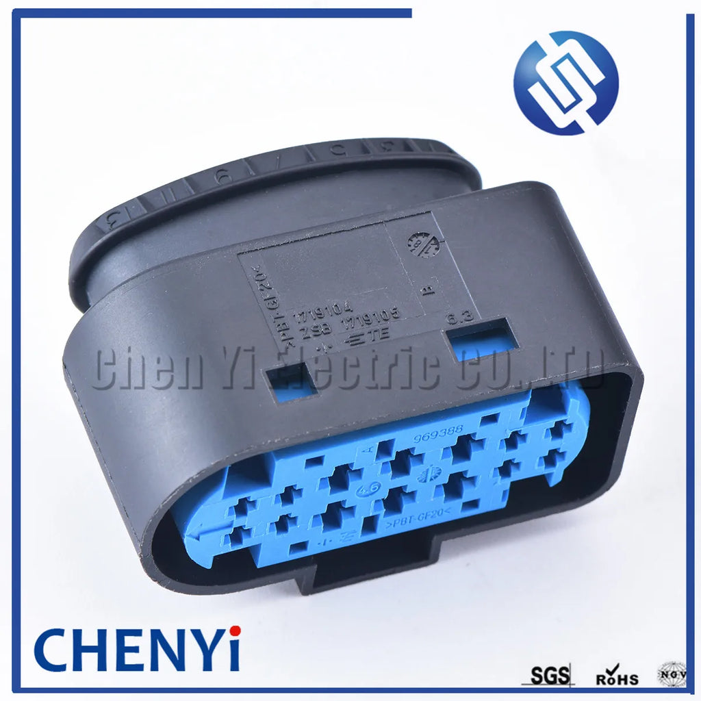 14 Pin 1.5/3.5mm female Automotive waterproof connector Harness plug 1719105-2 for ford Focus max left H7