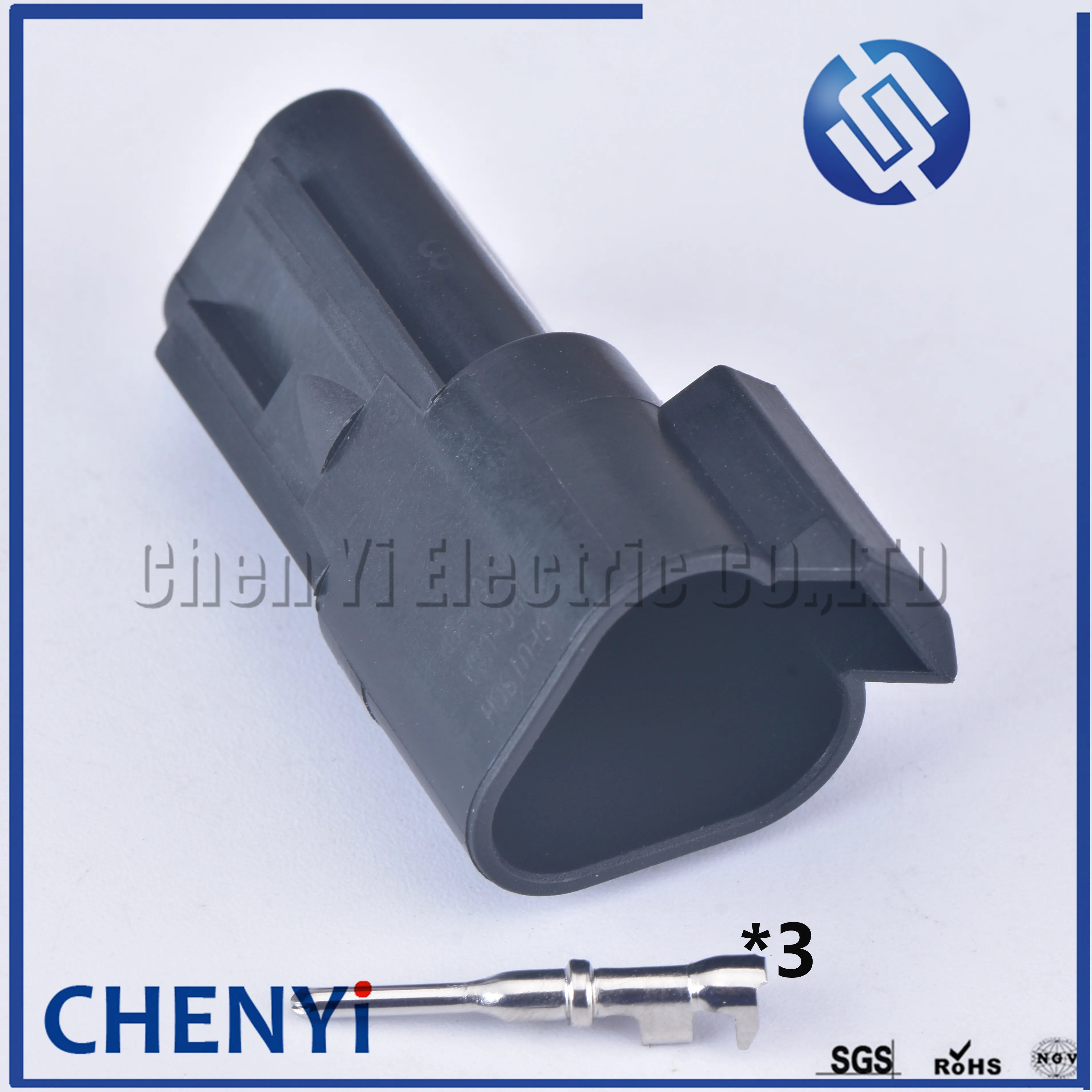 black Deutsch DT 3 Pin connector DT06-3S DT04-3P Male or Female Auto Waterproof Connector Automotive Sealed Plug with Pins