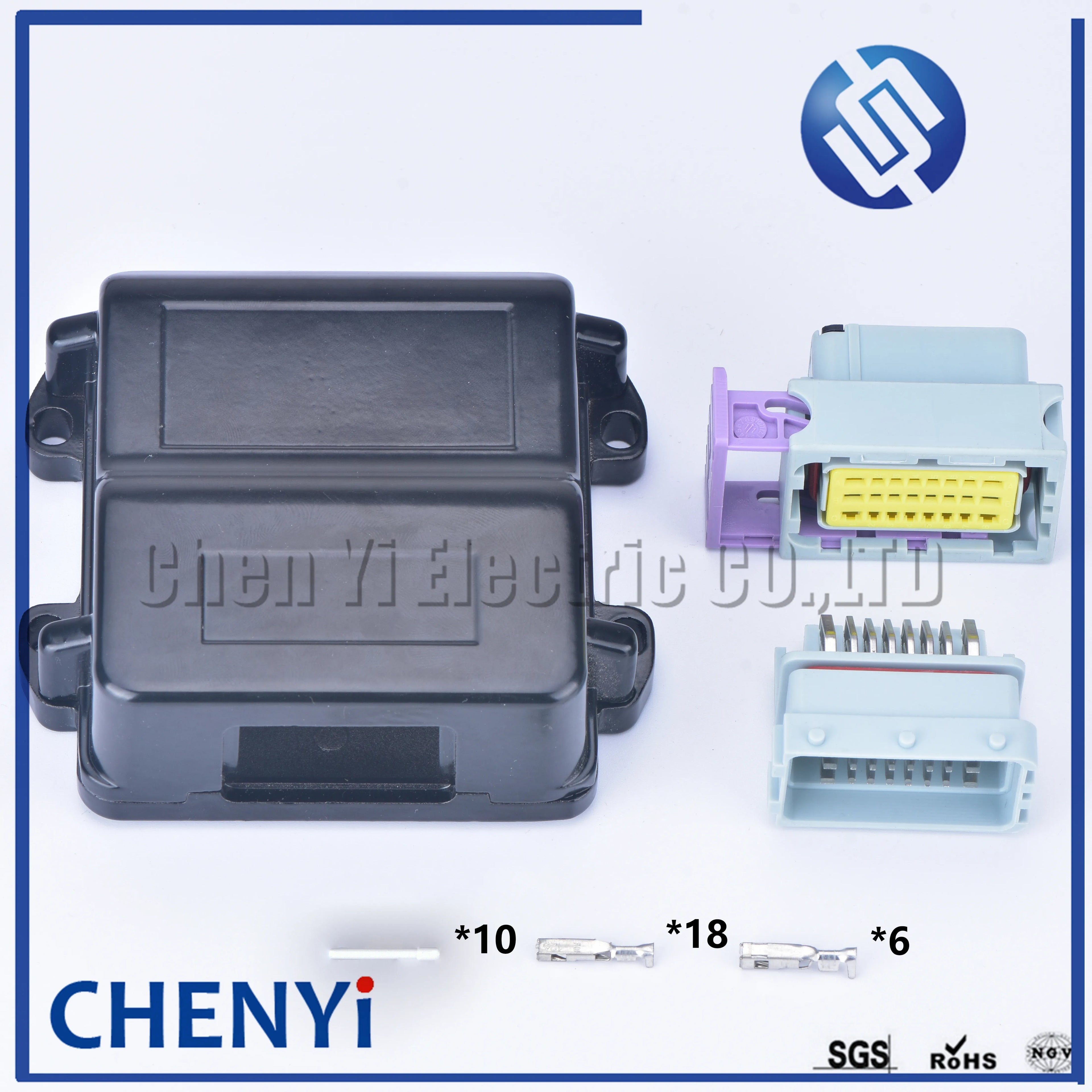 1 set ECU generator controller 24 Pin Aluminum box for 24p male female connector with connector and  211PC249S0005