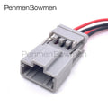 1 Set 4 Pin Auto HD Taillight Electrical Cable Connectors Female Male Wire Harness Plug 6098-0244 6098-0243