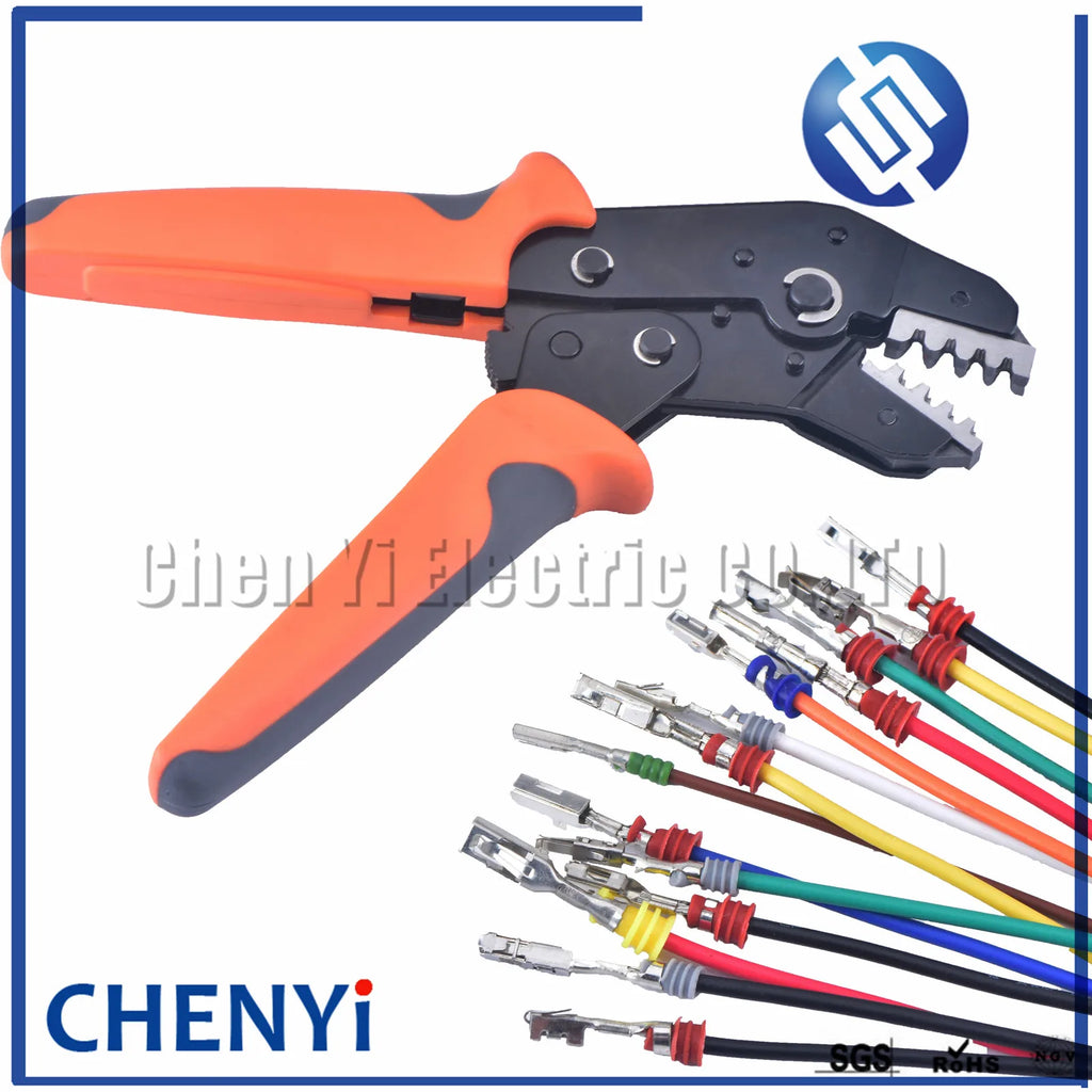 auto waterproof seal Pin Crimping pliers Cold-pressed Pin pliers crimping tools pliers for AWG24-18 wire Terminal Crimp