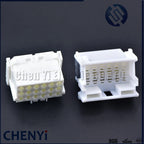 White 18 Pin male or female Connector Automotive Plug Unsealed Electric Harness Socket 7-968974-1 2-967629-1 With Pins
