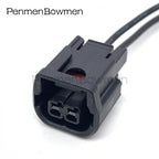 1 Set 2 Pin Auto Headlight Plastic Electrical Cable Connectors Female Wire Harness Plug For Honda Civic Accord 6189-7408