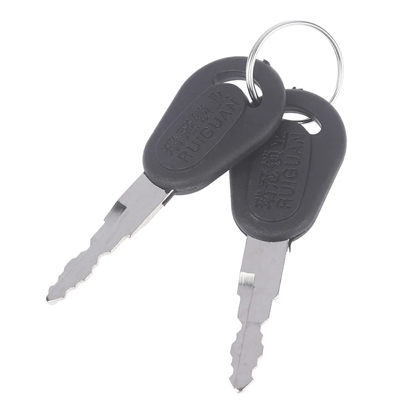 3Pcs/Set 2 Keys+1 Lock Electric Car Scooter Tail Box Lock Trunk Lock Accessories Motorcycle Rear Locks