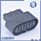 Black 12 pin wire socket automotive waterproof connector female 1.5/3.5 wiring auto connector automotive electrical connector