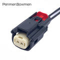 1 Set 2 Pin Auto Lamp Socket Temperature Electrical Cable Connectors Female Wire Harness Plug For Buick 33471-0201 33481-0201