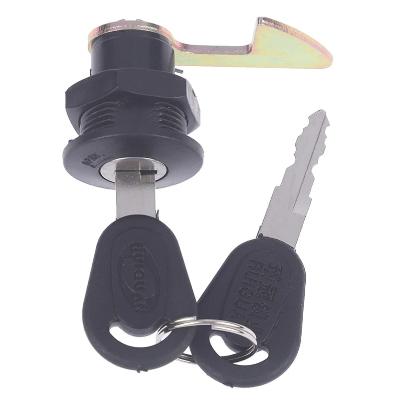 3Pcs/Set 2 Keys+1 Lock Electric Car Scooter Tail Box Lock Trunk Lock Accessories Motorcycle Rear Locks