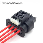 1 Set 4 Pin Auto Fuel Pump Plug Exhaust Pipe Valve Electronic Connector Wire Harness Socket for CS35 805-122-541