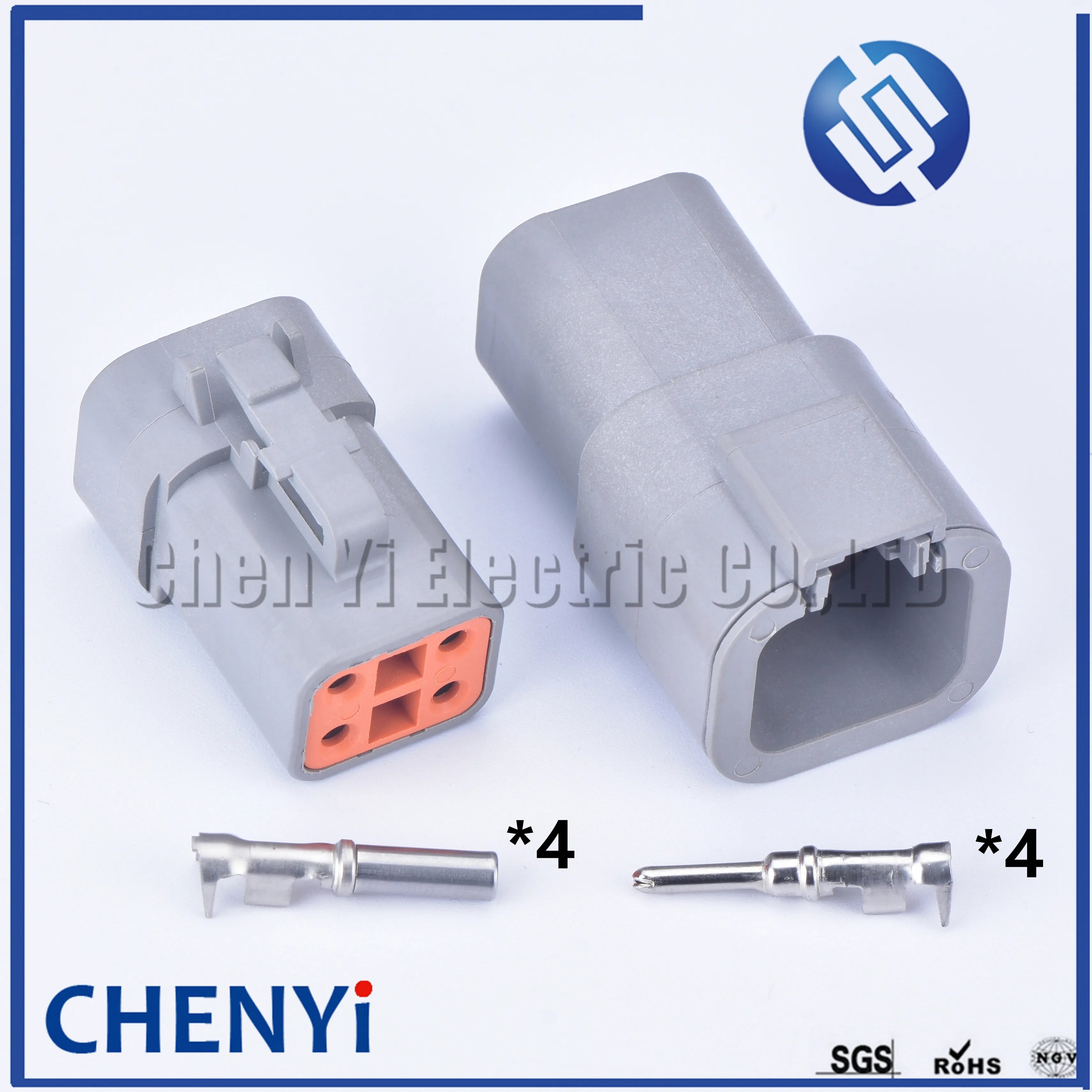 4 Pin DTP series Male or Female Automotive connector waterproof plug DTP06-4S DTP04-4P Two types of  options for Cummins