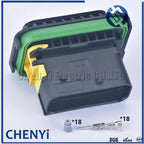 18 Pin ECU Auto Housing Plug Wiring Cable Waterproof Connector HDSCS Urea pump plug 1-1563759-1 1-1564526-1 1-1564412-1