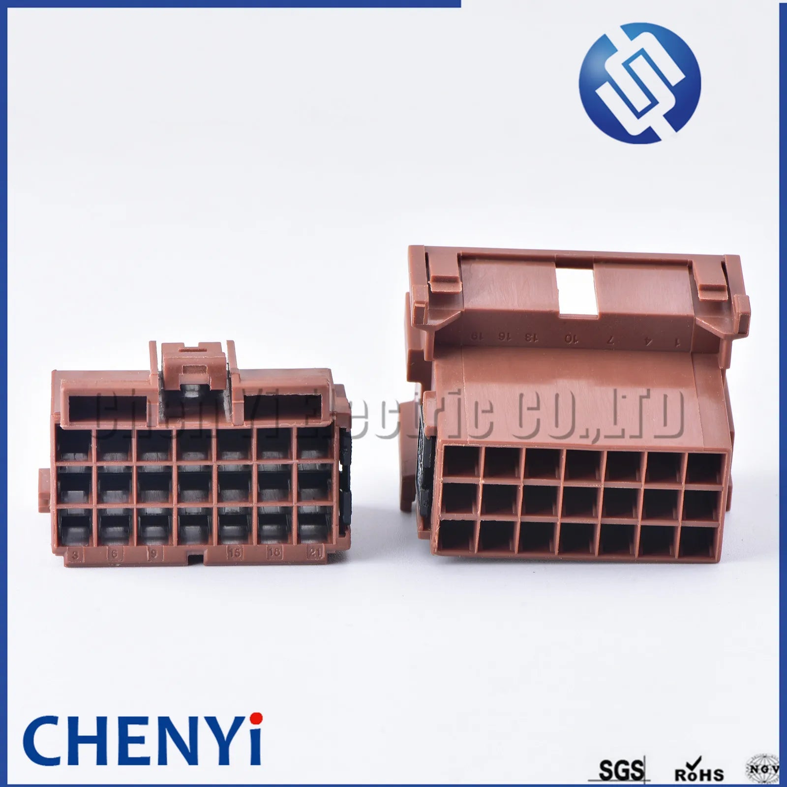 21 Pin Car Brown Connector Male or Female Quick Connector Car Harness Connector Plug 1-967630 1-967625 1-967630-1 1-967625-4