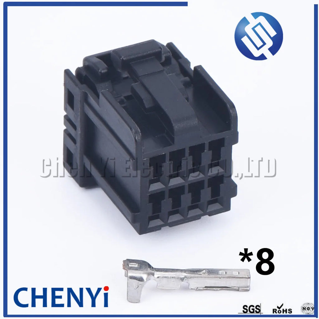 8 Pin male or female 174044-2 Automotive Connector Car Window Lifter Assembly Plug Mirror plug Auto Harness Socket