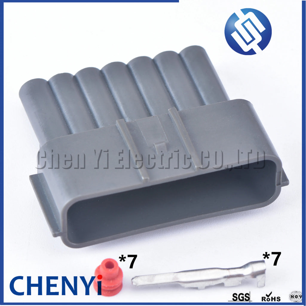 1 set 7 Pin female or male plastic housing plug wire electric cable automotive waterproof connector 6098-0148 for Nissan