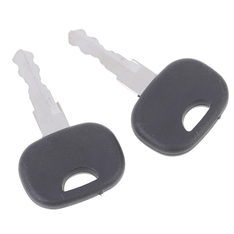 2PCS 14603 Keys For JCB Bomag Dynapac Terex Vibromax New Holland NH  For Ford Moxy Hamm For Volvo