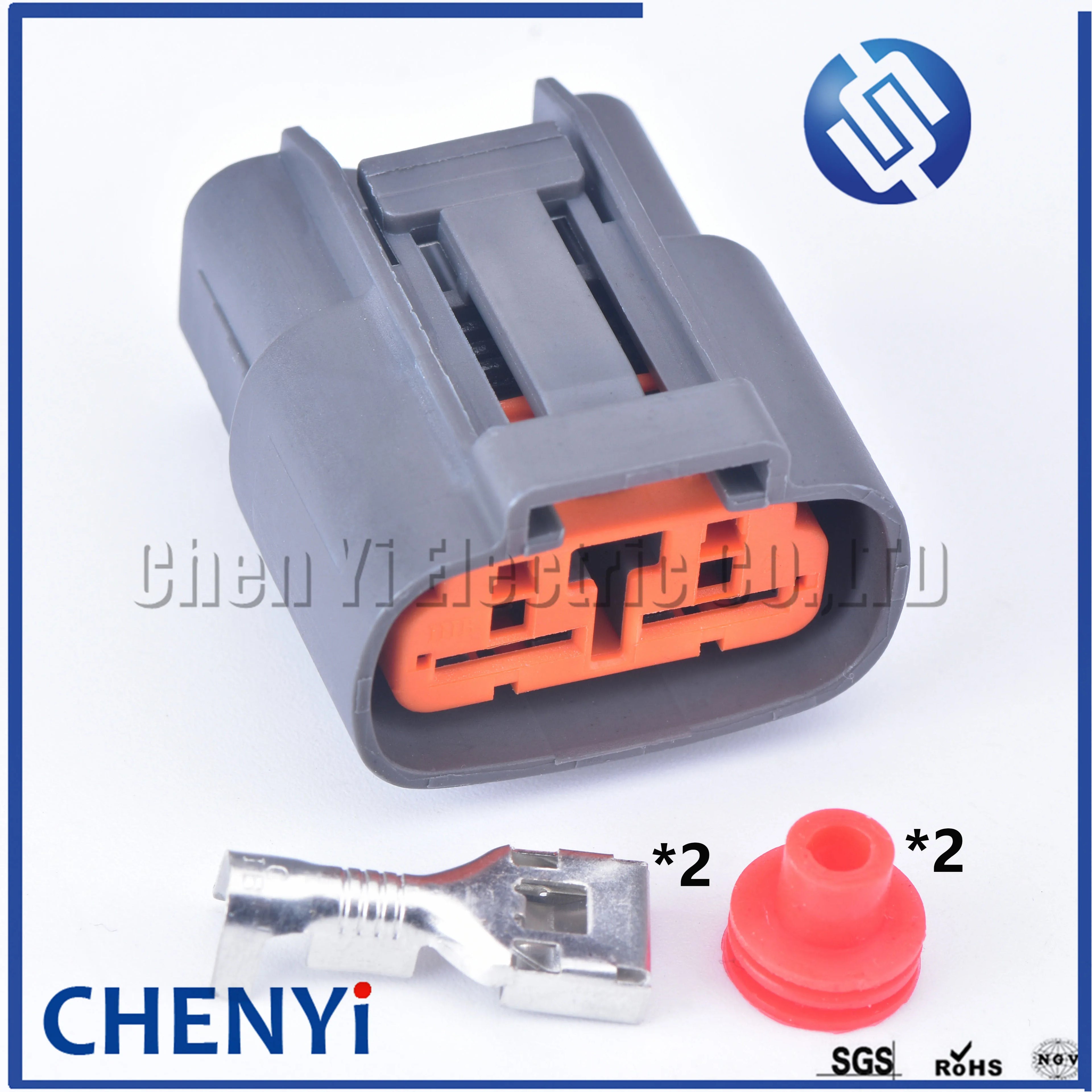 2 Pin DL sealed series 7.8mm Automotive waterproof Connector male or female cable connector 6195-0060 6195-0057 For Mazda