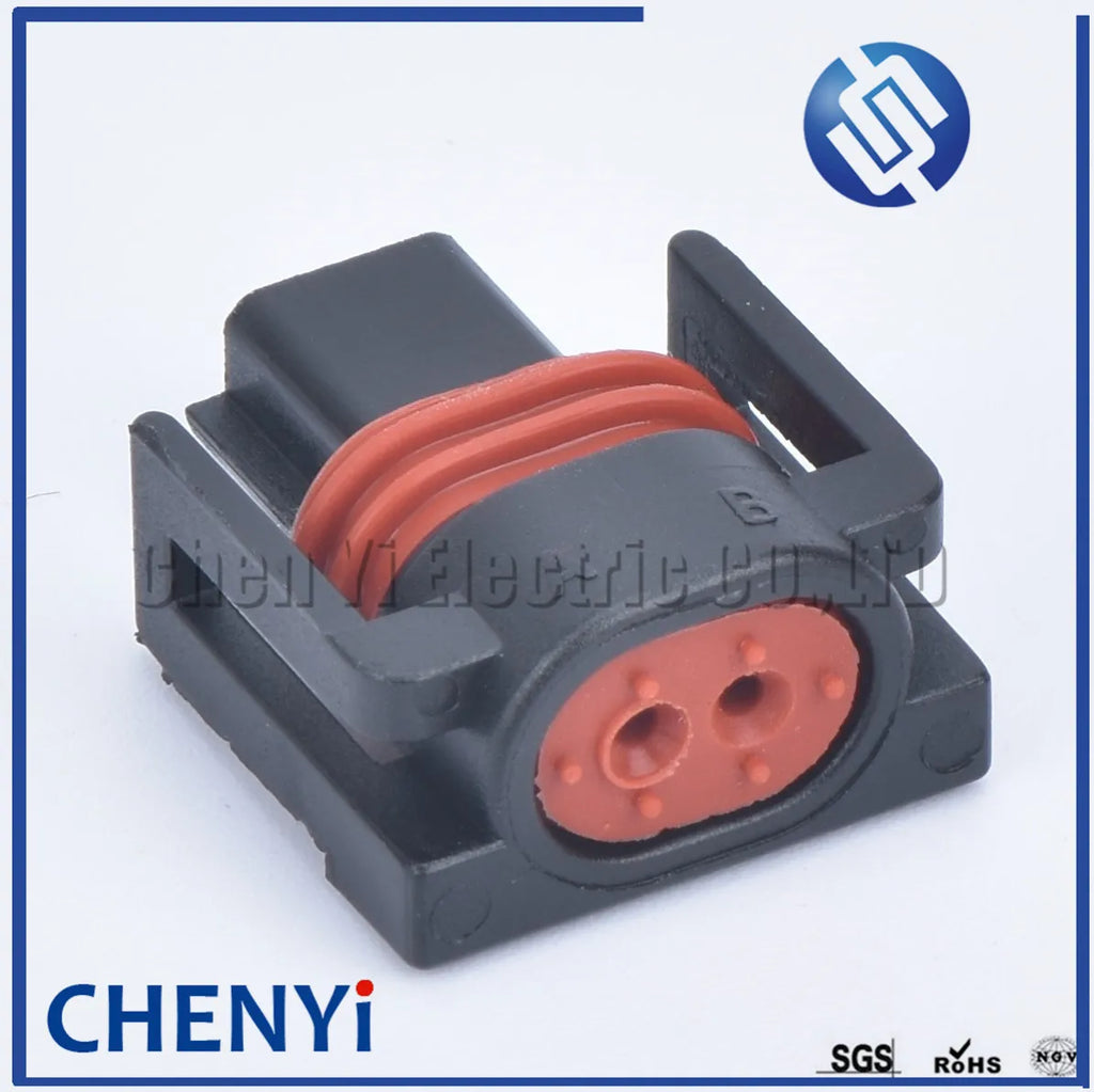 2 Pin female Waterproof Automotive Injector Plug Air Temperature Sensor Connector 12162215