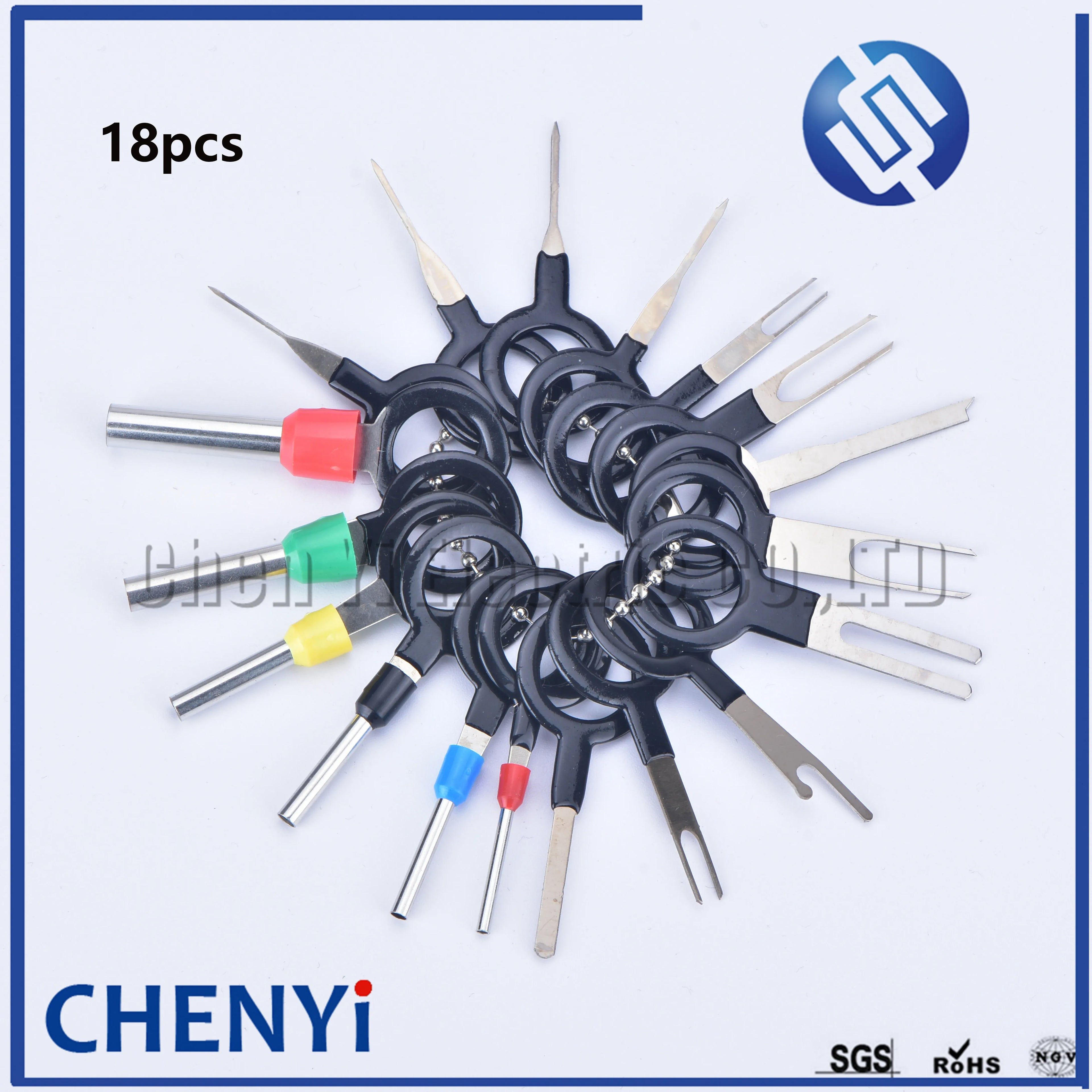 18/20/38pcs Car plug Pins removal tool set connector Pin retractor pick needle harness Pin Needle ejector tool Needle retract