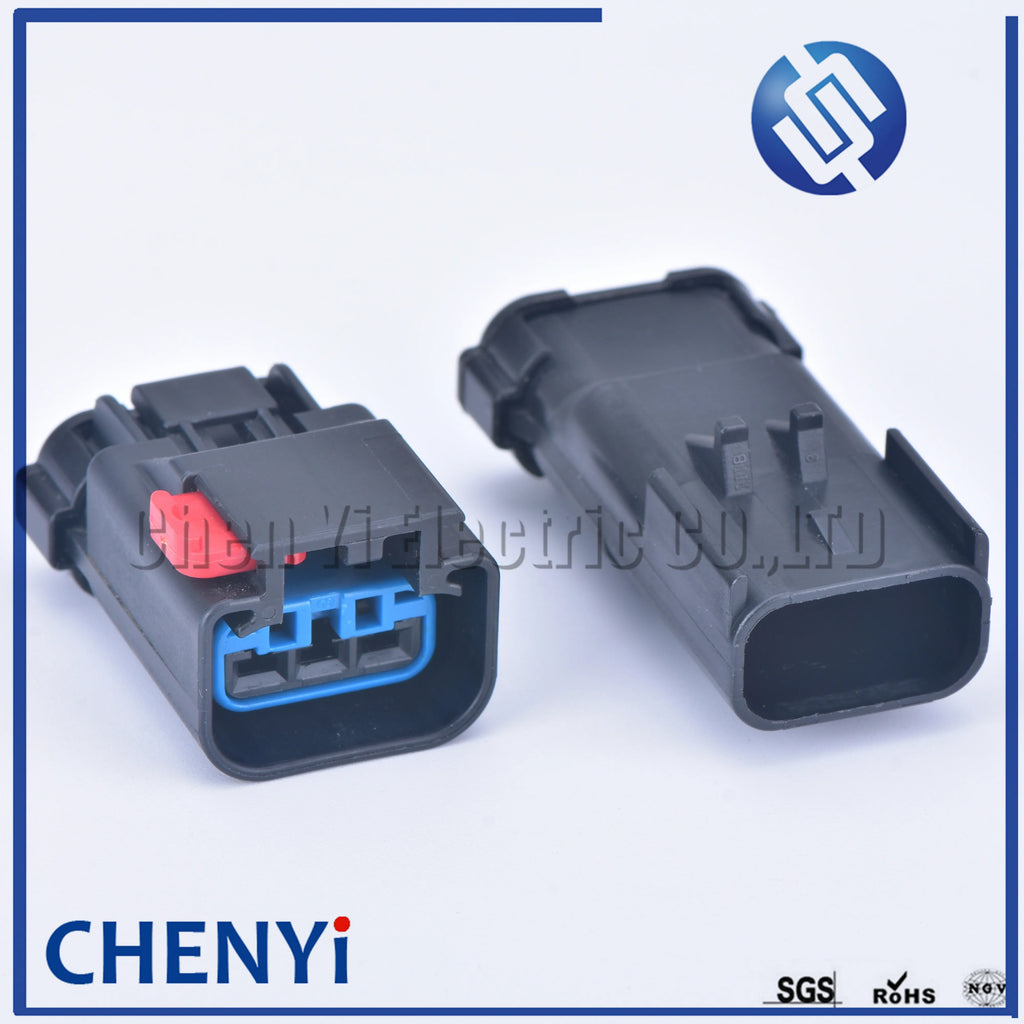 3 Pin 2.8mm 54200308 54200312 Oil pressure sensor plug Headlight Socket Waterproof Crankshaft Camshaft Position Sensor Connector