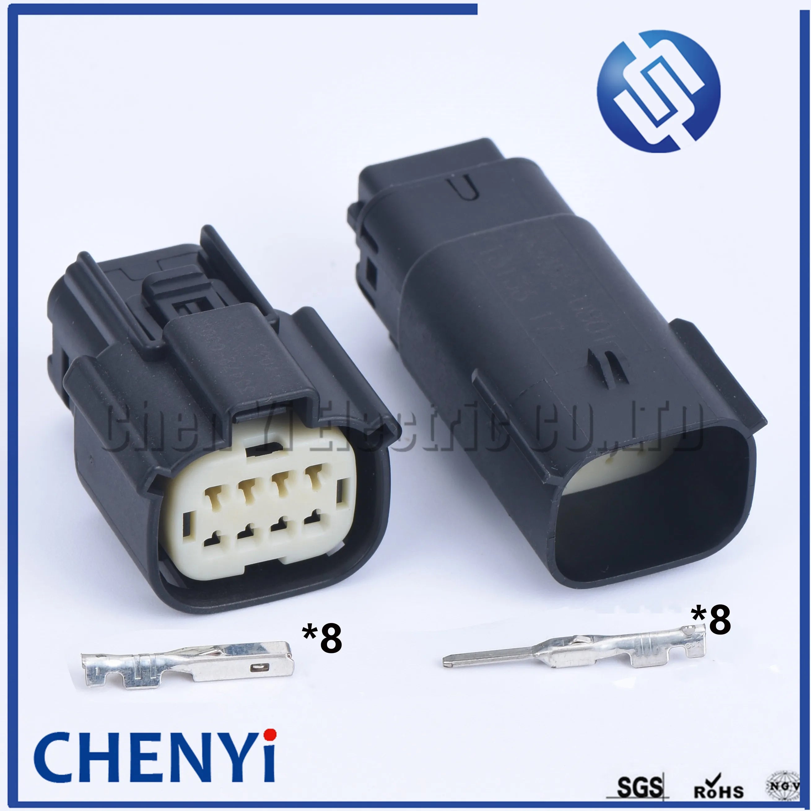 8 Pin 33472-0801 33482-4801 Auto Electrical Headlight Light Socket Car Engine Cable Plug For Ford BUICK Chevrolet