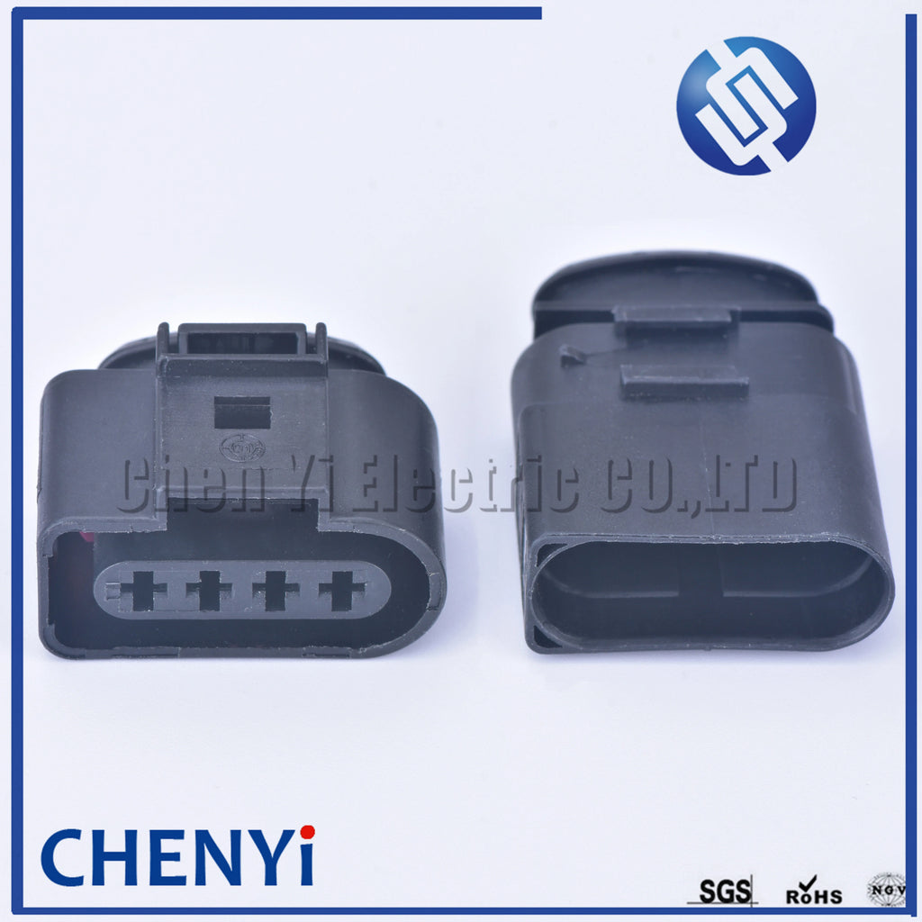 4 Pin 3.5 Automotive Waterproof connector 4B0973724 coil Extension adapter ignition coil plug 1J0973824 1J0973724 1J0 973 824