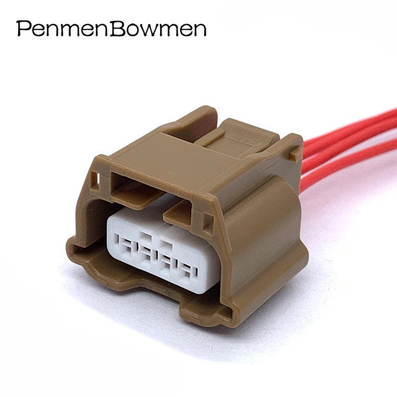 1 Set 4 Pin Car Collision Solenoid Valve Air Flow Meter Pressure Electrical Connectors Wire Harness Plug for Nissan 7283-8857-80